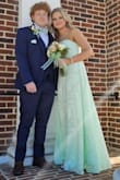 The color is absolutely beautiful! I got it for prom. Super easy to move in, It was a little long but that's usually how prom dresses are, so it worked out okay! I totally recommend this dress!! - Mary G.