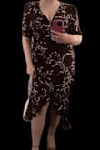 Beautiful but quite low and tight in the bust. Would size up if possible (wasn't possible for me so I'm going to use a safety pin to keep the front together at the chest and a bra that flattens my chest a bit). Kind of small all over too. - Colleen I.