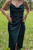 Fits well. True to size. Rich green color, exactly like the image. It is lightweight but well-made. - Irina M.