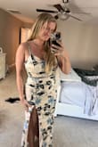 I love this dress. I did cut the fringes off because they were a bit much for me. But makes my figure pop. - Hannah C.