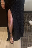 Super cute shoe!! TTS, I'm a 9-9.5, usually go down for full size only. Not the most comfortable across the toe, and I didn't feel like my heel was very secure (to be expected since they don't have a back). Will be a staple for me! - Lauren L.