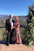 This dress is absolutely beautiful and so colorful. You will certainly stand out in a group! Wore this to my nephew's outside wedding (4/6/24) in the Great Smoky Mountains in TN. A little chilly so needed to wear a jacket outdoors but dinner inside was perfect. The only drawback to the dress was it was a little too tight across my chest and flattened me out - if you know what I mean. I think if l were 10 lbs lighter it would have been perfect. I'm almost 5'6" and the dress was the right length with heels. Don't hesitate buying this dress. You'll look absolutely stunning in it. - Caretta A.