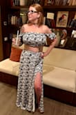 I bought this to wear around the resort we stayed at in Jamaica. I did enjoy wearing it, but as a full figure woman this is not regular style so I don't know if I'd wear it again. I would recommend it for beachy trips though - Starr F.
