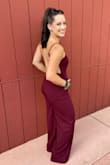 So many compliments on this outfit! Only thing is I'm short and would have to alter the pant length. I have worn this for many other events and covered the top with a cute cropped sweater even and it looks professional - Jennifer W.