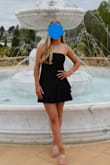 GOT LOTS OF COMPLIMENTS ON THIS DRESS! SUPER CUTE AND FLATTERING! GREAT QUALITY! - Mary K.