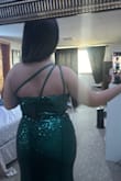 Super cutesy fit; nice overall but fit a little tight around boob area. Nice length even though I'm short. The sequins irritate the armpit area, but it's ok - Evelyn S.