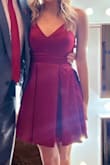 This dress was beautiful and comfortable; it had just enough stretch to make it look custom-fitted. A quick steam was all it needed to look like a much more expensive dress - Elizabeth A.