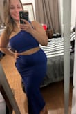 I absolutely love this dress and the way it fits! I am petite-thick and it hugs the curves just right! Can't wait until I paint the town blue with this dress! - Carla A.
