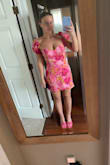 Love love love this - such a cute pop of color, just need to find somewhere to wear it! I bought a cute pair of hot pink heels to go with it! - Lauren H.