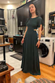 I loved the zipper on the back and the cutout style, but it was way too big. The sleeves felt too big for the style, like they made the dress look baggy. - Lior A.