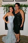 Beautiful on. Takes your shape and I am a little curvy. For me, it was longer since I am short but it was perfect for a sweet 16. - Denise G.