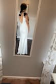 My wedding dress! Gotten at such a steal! I absolutely love it and it fits like a glove. Thank you! Making it easy to stay within budget for my wedding and be able to spend more on other things for my wedding I'm pretty much a small across the board in Lulus dresses so I wasn't too worried that this was a final sale item. - Danielle S.