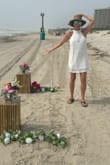 Love this sweet little dress! We got to surprise our friends for their 50th anniversary and this dress was a sweet and very comfortable dress for it. Fits true to size and can even wear without a bra (the lining is thick enough)! Love this dress! - Pamela H.