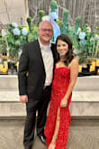 This dress was perfect for the charity ball I attended. I got so many compliments on the color. It has ZERO stretch, though, so size up if you are between sizes. I can wear a small in most dresses but needed the medium in this one. I'm 5'1" and wore 4" heels. It just touched the ground. - Rebecca S.