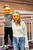 I love this sweater!! It's good quality and super comfortable. I am usually between small and medium or a 4 and a 6. I went with the medium because I didn't want it to be too short. I probably could have gone with the small, but the medium is fine. - Alissa S.