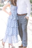 I ordered this dress for an engagement photo shoot and it was stunning! I received sooo many compliments from strangers during our photoshoot session (we strolled around streets in my city). The bust shape area looked a bit small on me since I do have a larger bust for my size, but it didn't ruin the look of the dress. - Morgan S.