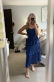 Super cute dress! Ultimately, I just didn't like how it looked on me, mostly my bust area. The material is very nice quality! - Maggie G.