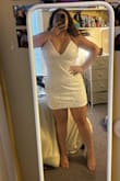 I really really loved the look of this dress but as I was moving around in it the back strap broke (where you tie it). I'm sad because my grad photos are in a few days and now I'm left without a wearable dress unless I repair it. - Danica M.