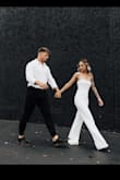 I purchased this for engagement photos and WOW!! I received so many compliments. It's sleek, elegant and flattering! - Swaden S.