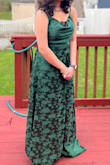 This dress was bought for my daughter for her junior prom. She absolutely loved the material, and it looked so pretty on her. Everyone was awestruck with it. - Digisha P.