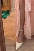 I loved these shoes so so so much they are so elegant and pretty but i found out I cannot walk in stiletto type heels to save my life so I sadly had to return them. Definitely recommend to those who can though. - Ivy W.