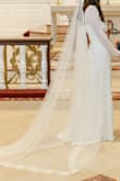 Wore this to my wedding church ceremony. It was so simple yet so chic! Super comfortable. As a bigger chested girly, I dread not being able to wear a bra but this dress gave the girls enough support I was comfortable. - Alissa R.