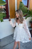 SUCH a cute baby doll dress! I love how it's fitted and I got so many compliments. It's definitely a little itchy, and I would prefer a larger zipper. But, it was a great daytime wear for April in Florida. - Elise R.
