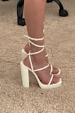 They are a bit uncomfortable at first so I made sure to practice wearing them around the house a week before my graduation. Very easy to put on and the straps are very secure when being worn. Overall, this was a very good purchase for a nice event. - Juliana L.
