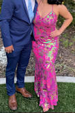 I wore my dress to my law school gala and it was a total hit! It was very comfortable to wear - fabric wise and style wise. I have worn dresses before where the fabric is super uncomfortable to wear. This was not the case with this dress. It was a gorgeous dress and I would easily wear this dress again when the opportunity arises. I highly recommend this dress for any formal event. It's different than most but that is exactly what I wanted for this event. I wanted to be different but in a classy and gorgeous way. The other thing I loved about this dressed was that it was very flattering. This dress made me feel beautiful and confident and I recommend it to anyone who is looking for a different, comfortable, classy and flattering dress. - Thalia A.