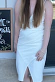 I absolutely LOVED this dress!!!! I got so many compliments on it at my bridal shower. I wish Lulus zippers weren't impossible to zip but once I did get it zipped- it was perfect. So comfy and I felt so beautiful and confident in it. The only thing I wish is that the slip inside was a little longer and didn't ride up. Otherwise perfect dress. - Katie C.