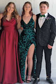 This dress fit so perfectly! I ordered this for my senior prom and got so many compliments on it. It fit exactly the way I wanted it to, and it wasn't too tight. At first, I thought the slit was going to be a little too scandalous, but after putting on some spandex, it wasn't a problem at all. When putting it on, it had a bit of a problem sliding it over my hips, but it truly wasn't that big of a deal. The dress does slip up when you walk or sit, but it's nothing too dramatic and can easily be pulled back down to where it's supposed to sit. The material was comfy and not itchy at all. It was like 80 degrees when I wore the dress, so I was sweating, but overall, the material stayed pretty cool. The length was also perfect, and I didn't even have to wear heels (but I totally did). I CANNOT recommend this dress enough! (And it was so cheap for such high quality!) - Abrieanna P.