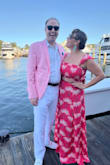 I wore this to a Miami Vice formal themed wedding and it was a huge hit! Fit was great and colors are vibrant - got tons of compliments and can't wait to wear it again! It is pretty long, so short queens will probably need a hem. I wore flats on the boat and it was on the floor. - Cortney M.
