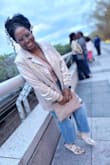 I wore this blazer for my 48th Birthday & to a concert at the Kennedy Center in DC! It's perfect to dress up or down! You won't regret this investment! - Trina H.