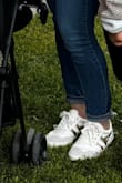 They go with everything-dress, jeans, pants, shorts! Love them! - Maria D.