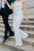 I loved this jumpsuit. It's true to size and feels like quality material. Fun and festive piece. It's also extremely comfortable. Both the small and the xs fit, but the crotch came a little low in the small. - Allison S.