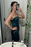 After having ordered a different dress from another brand and realizing it fit horribly! I got this one and was so happy to see that it fits perfectly! Beautiful color, solid quality, and will be perfect to wear in my little bros wedding this summer! - Andree R.