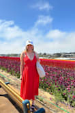 I just got this dress and it fits great! Sometimes I struggle with V neck styles not being too much for my chest, but this felt very comfortable and flattering! It's good quality material and very cute. - Sydney E.