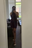 This is the first time I've ordered a dress for myself online. I bought the dress at its final sale price and was skeptical about the quality. I was pleasantly surprised when the dress arrived. The material is not stretchy, so make sure to get the perfect size. The dress fit me like a glove (i.e., if I had been a tad bit more curvy, I wouldn't have been able to zip up the dress). I'm happy that I don't have to wear a bra or a nipple cover, as the material is quite thick. I am a bit self-conscious about my muffin top, but the lace cover conveniently masks it. I was initially concerned about the lace quality, but it is strong and wouldn't snag or tear. The color is really good and would suit everyone. I am excited to wear this for my graduation! - Sinduja S.