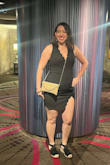 The dress fit perfectly on me. I'm a bit hippy and have a larger behind and this dress looked great! Zipped up easily! - Orly Z.