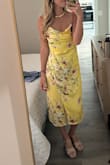 Fits true to size and the color is so beautiful. I wore to a wedding and loved it! - Natalie D.