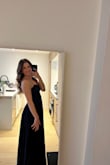I have never liked a dress more in my life; it fits like a glove. It is quite long, but with small heels, it wasn't touching the ground. I got so many compliments. The fabric is so soft, and the dress hugs in all the right places. If you are still debating it, you have to get it!! - Stephanie S.