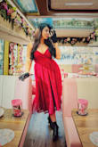 It fits so beautifully and I wore this to a tea party. It was perfect - Soumya J.