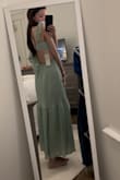 Obsessed with this dress and I can't wait to wear it on vacation and during the spring/summer months! The fit is perfect! Got an xs. Has a nice stretch where it doesn't feel too tight. The color is gorgeous!!! Highly recommend - Randa Z.