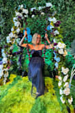 I ordered this dress - first time with Lulus - and was blown away by the quality and comfort! The velvet on the bow was rich looking and the fit and flow of the gown was exquisite! I wore it to a work gala and I cannot tell you how many compliments I got on how elegant it was. The perfect dress - I am a huge fan of Lulus! - Ingrid G.