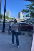 I had a casual work event and wanted a sneaker that didn't have a logo on it. Instead of just a basic white sneak, I got this leather snakeskin looking one. I got no show socks from Amazon to wear them with, and they went with everything: jeans, trousers, shorts. Only shoes I brought. - Taylor T.