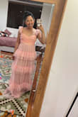 The fit was good and loved the color. Just wasn't the right dress for my event. Would definitely have to get the length hemmed for my 5 foot zero self. - Valerie C.