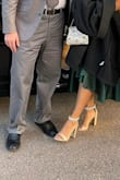 The heels are absolutely beautiful! I would highly recommend them for photoshoots, because some of the gems fell off in one wear. I have purchased replacements from my local department store to re-glue. Though that's annoying, I love these shoes and plan to wear over and over. - Ileana G.