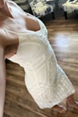I bought this for my upcoming wedding rehearsal night. This dress fits perfect and is so gorgeous. I'm obsessed! Definitely taking it on my honeymoon too, it's so beautiful. - Jamie K.