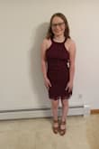 I bought this dress for my daughter's middle school dance. We loved the look of this dress on the website, but it is even prettier in person! She said that she got several compliments at her dance. The top part of the dress was a bit loose on her, she wore a jean jacket over it and it still looked adorable! It really is a beautiful dress! - Lori B.