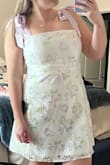 I ordered no less than 20 dresses to try and find the perfect one for my brewery rehearsal dinner, and this one was finally the winner. Super cute and comfy, I love the details and straps. I've got a tummy I like to hide and this was very flattering on me. I wear a size 10 and usually buy larges, but pretty consistently fit an XL better at Lulus. - Suzanne D.